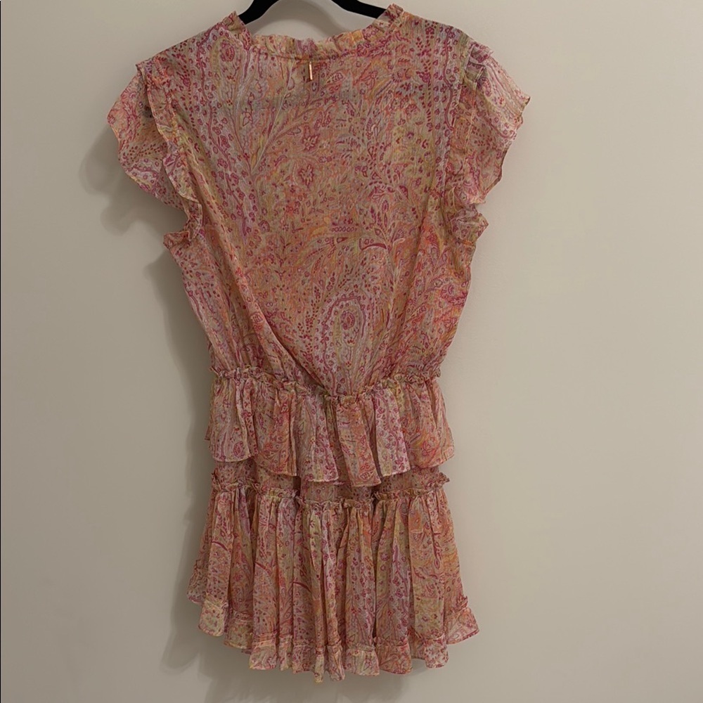 MISA Los Angeles Lilian Pink Paisley Mini Dress | Size Small | NWT - Picture 4 of 4